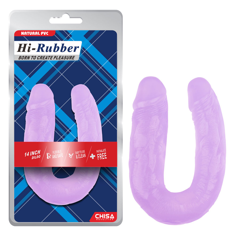 14 ນິ້ວ Dildo-ສີມ່ວງ