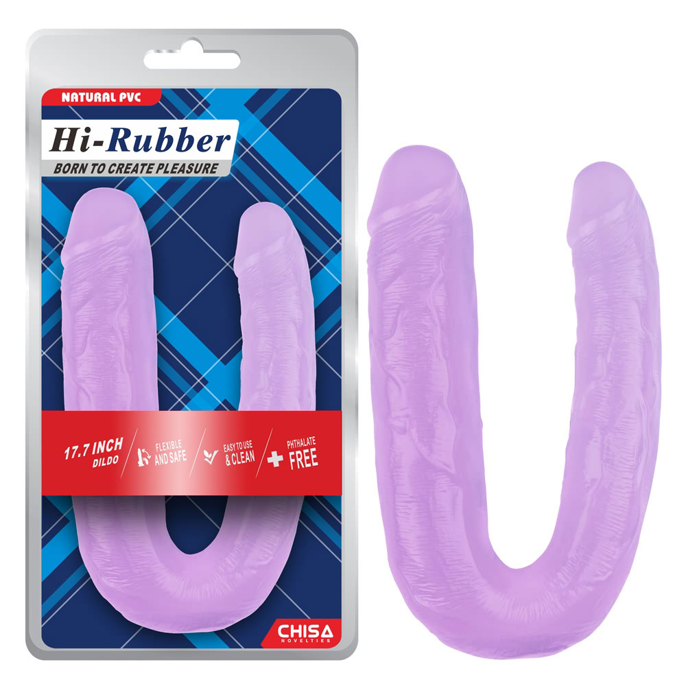 17.7 ນິ້ວ Dildo-ສີມ່ວງ