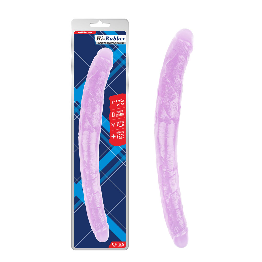 17.8 ນິ້ວ Dildo-ສີມ່ວງ