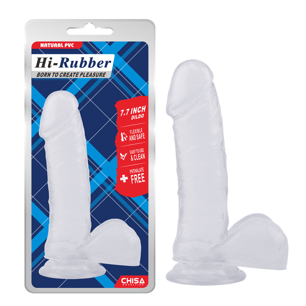 7.7 ນິ້ວ Dildo-Clear
