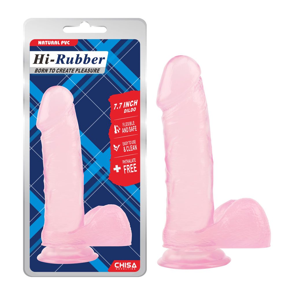 7.7 ນິ້ວ Dildo-Pink