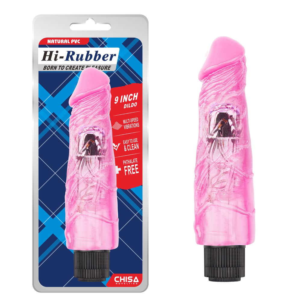 9 ນິ້ວ Dildo - ສີບົວ