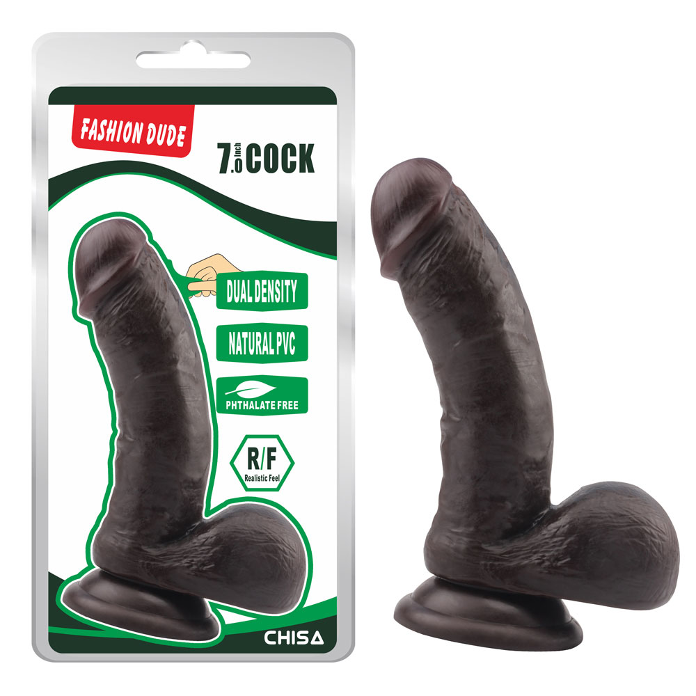 ແຟຊັ່ນ Dude-7.0 ນິ້ວ Cock-Brown