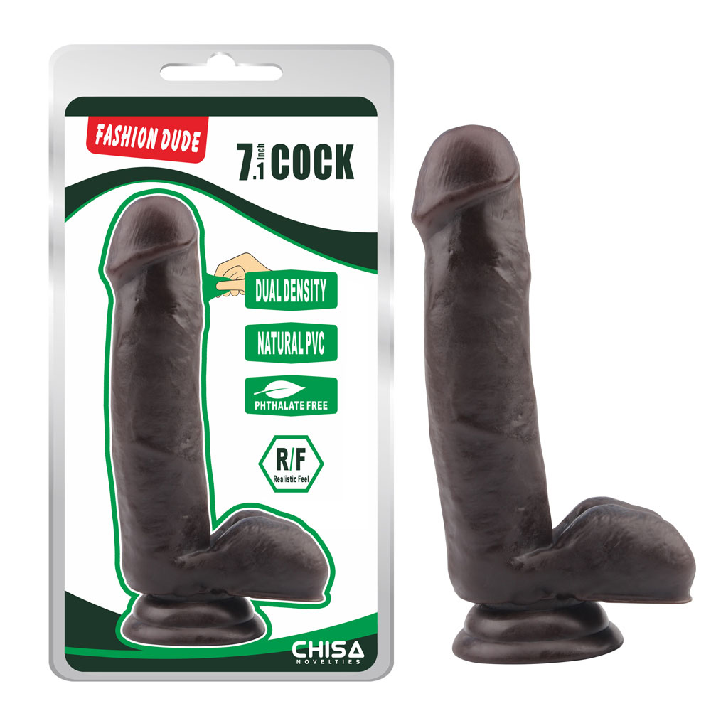 ແຟຊັ່ນ Dude-7.1 ນິ້ວ Cock-Brown