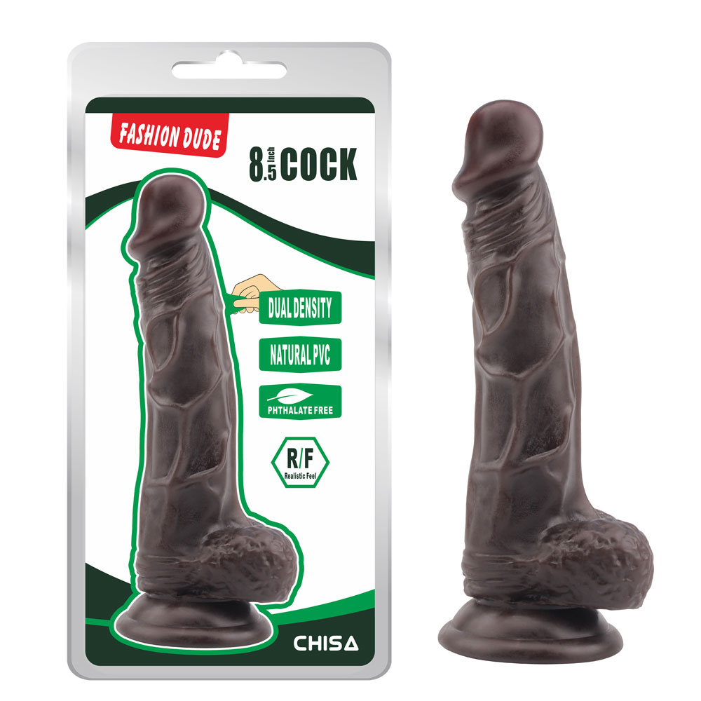 Fashion Dude- 8.5 ນິ້ວ Cock-Brown