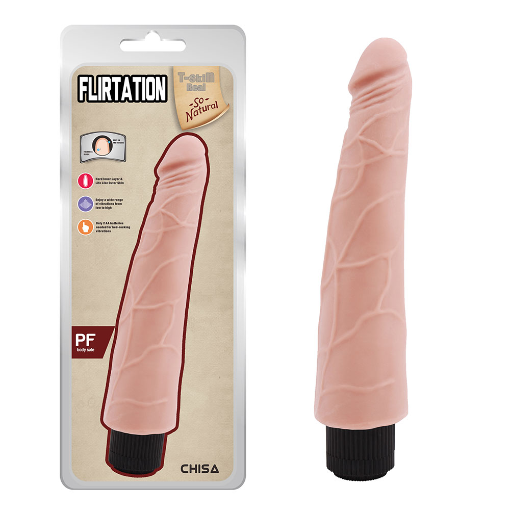 Flirtation Flesh ຈິງ Dildo