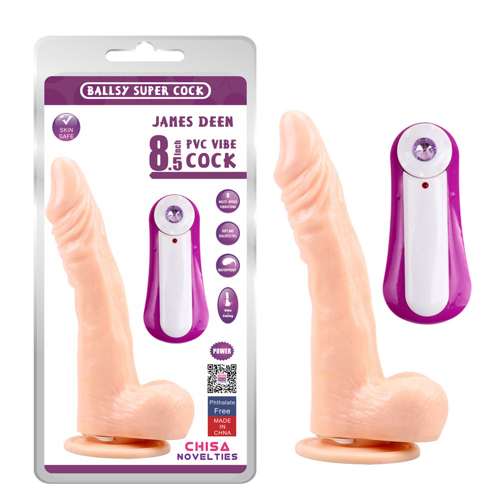 JAMES DEEN 8.5 ສັ່ນ Dildo