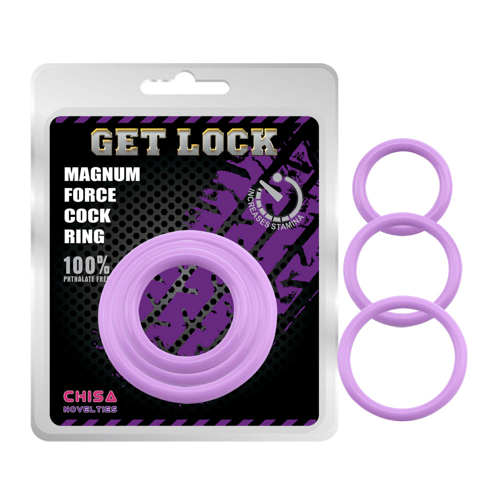 Magnum Force Cock Ring-ສີມ່ວງ